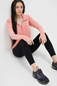 Sportovní mikina Salewa růžová barva, s kapucí