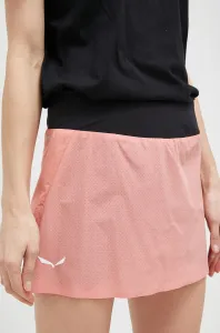 Sukně Salewa PEDROC 2 růžová barva, mini, 00-0000028605