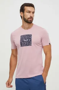 Sportovní triko Salewa Pure Box růžová barva, s potiskem