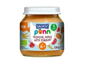 SALVEST Ponn BIO Ovocné pyré s jogurtem  (130 g)