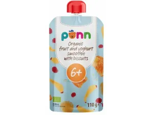 SALVEST Ponn BIO Ovocné smoothie s jogurtem a sušenkami (110 g)