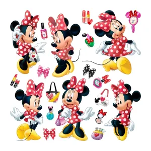 Samolepicí dekorace Minnie Mouse, 30 x 30 cm #491463