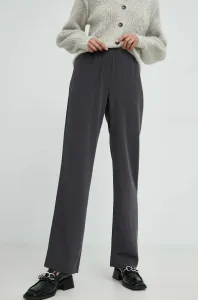 Kalhoty Samsoe Samsoe Hoys dámské, černá barva, jednoduché, high waist, F16304674 #1962987
