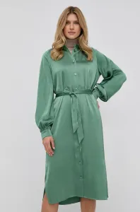 Šaty Samsoe Samsoe zelená barva, midi, oversize #1967132