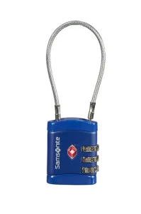 SAMSONITE Cestovní 3-kódový TSA zámek s kabelem Midnight Blue (121296/1549)