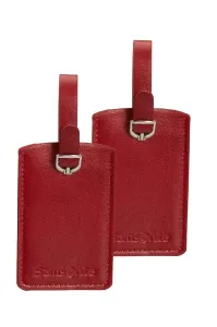 Samsonite Jmenovka visačka na zavazadla 2 ks, červená