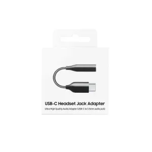 Redukce Samsung EE-UC10JUBE USB-C na 3,5 Jack pro připojení sluchátek náhrada EU blister černá