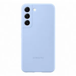 Samsung Galaxy S22 5G Silikonový zadní kryt světle modrý