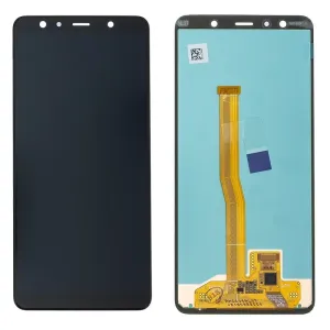 LCD display Samsung A750 Galaxy A7 2018 + dotyk. folie Service Pack Original černý