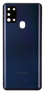Samsung Galaxy A21s - Zadní kryt baterie - černý (náhradní díl)