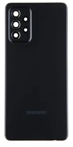 Samsung Galaxy A72 - Zadní kryt baterie - black (se sklíčkem zadní kamery) (náhradní díl)
