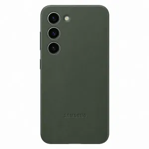 Samsung Galaxy S23 Kožený zadní kryt Green