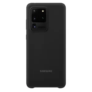 Pouzdro Silicone Cover pro Samsung Galaxy S20 Ultra, black