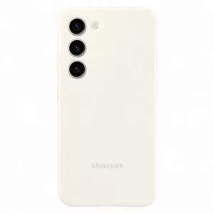 Pouzdro Silicone Cover pro Samsung Galaxy S23, cotton