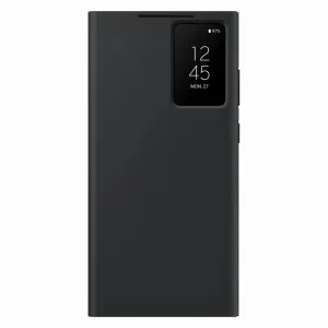 Samsung Smart View Peněženkové pouzdro Samsung Galaxy S23 Ultra s chytrým odklápěcím okénkem na karty, černé (EF-ZS918CBEGWW)