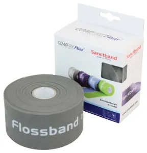 Sanctband Kompresní guma Flossband, extra dlouhá, 5 cm x 3,5 m, mocca, super silná