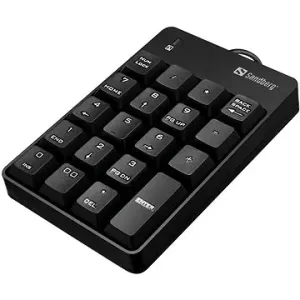 Sandberg numerická klávesnice, USB, černá #4901825