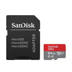 Paměťová karta SanDisk ULTRA ANDROID microSDXC 64 GB 140MB/s A1 Class 10 UHS-I + ADAPTÉR