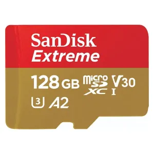 SanDisk Extreme microSDXC 128 GB 190 MB/s s adaptérem #2046486