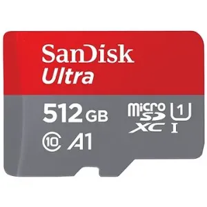 SanDisk MicroSDXC 512GB Ultra + SD adaptér