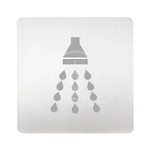Piktogram Sanela sprcha, nerez mat SLZN 44R