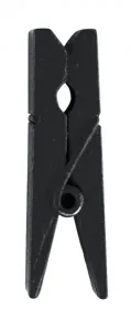 Santex Dřevěné kolíčky - jednobarevné 24 ks Barva: Černá