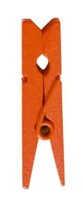 Santex Dřevěné kolíčky - jednobarevné 24 ks Barva: Oranžová