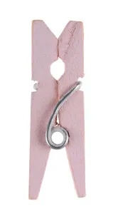 Santex Dřevěné kolíčky - jednobarevné 24 ks Barva: Růžová