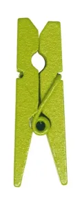 Santex Dřevěné kolíčky - jednobarevné 24 ks Barva: Zelená
