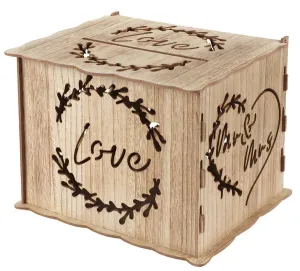Santex Svatební krabička Natural - Love