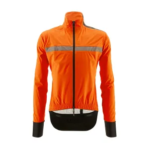 SANTINI Cyklistická voděodolná pláštěnka - GUARD NEO SHELL - oranžová M