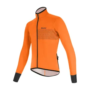 SANTINI Cyklistická voděodolná pláštěnka - GUARD NIMBUS - oranžová #4993788