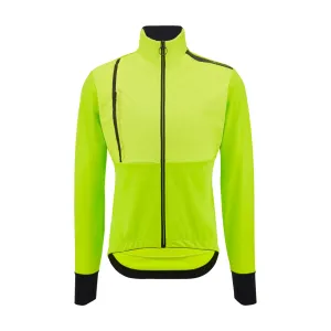 SANTINI Cyklistická zateplená bunda - VEGA ABSOLUTE - zelená L #5390806