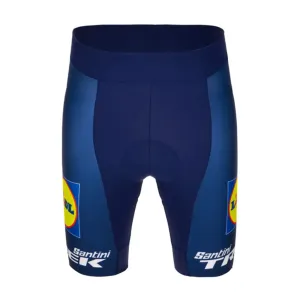 SANTINI Cyklistické kalhoty krátké bez laclu - LIDL TREK 2024 LADY - modrá