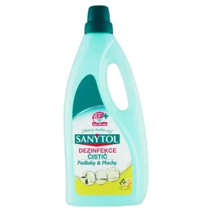 Dezinfekce čistič Sanytol podlahy & plochy citrón & olivové lístky 1 l