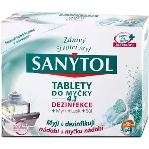 SANYTOL 4 v 1 tablety do myčky 40x20g