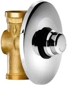 SAPHO Samouzavírací podomítkový WC ventil, chrom TEM401