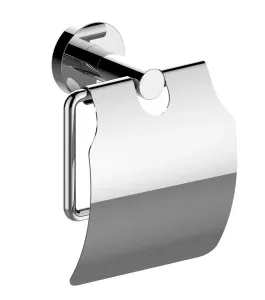 SAPHO XR732 X-Round držák toaletního papíru, s krytem, stříbrná
