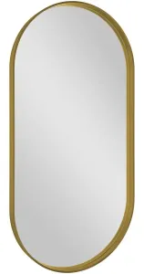 SAPHO AVONA oválné zrcadlo v rámu 50x100cm, zlato mat AV500G