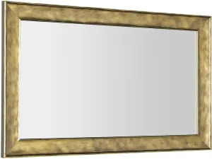 SAPHO BERGARA zrcadlo v dřevěném rámu 742x942, zlatá NL527