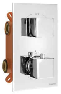 SAPHO LATUS podomítková sprchová termostatická baterie, box, 2 výstupy, chrom 1102-62