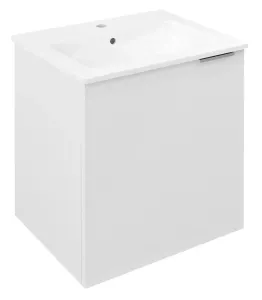SAPHO Závěsné WC AVVA CLEANWASH , integr. baterie a bidet. sprška s podomítkovou nádržkou a tlačítkem Schwab, bílá 100315-SET5