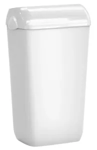 SAPHO COLORED odpadkový koš nástěnný s víkem 23l, ABS, bílá A74201-1