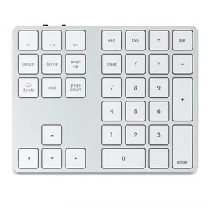 Satechi numerická klávesnice Bluetooth Extended Keypad pre Mac, stříbrná