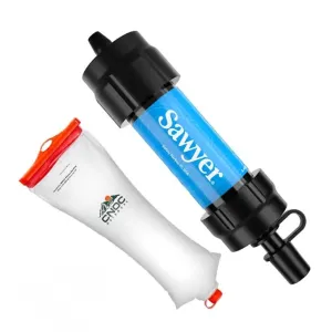Sada vodního filtru SAWYER SP128 MINI + Skládací láhev CNOC Vecto 3L