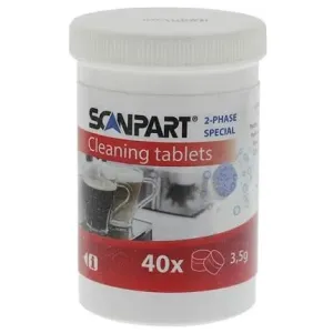 Scanpart čistící tablety pro kávovary, 2-fázové