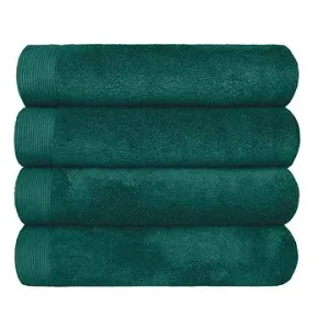 Scanquilt ručník modal soft smaragdová 100 × 50 cm