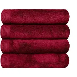 SCANquilt ručník MODAL SOFT vínová 100 × 50 cm