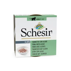 Výhodné balení: Schesir v želé 12 x 85 g - Tuňák a mořské řasy