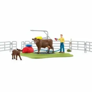 Schleich Farm World 42529 Mycí stanice pro krávy